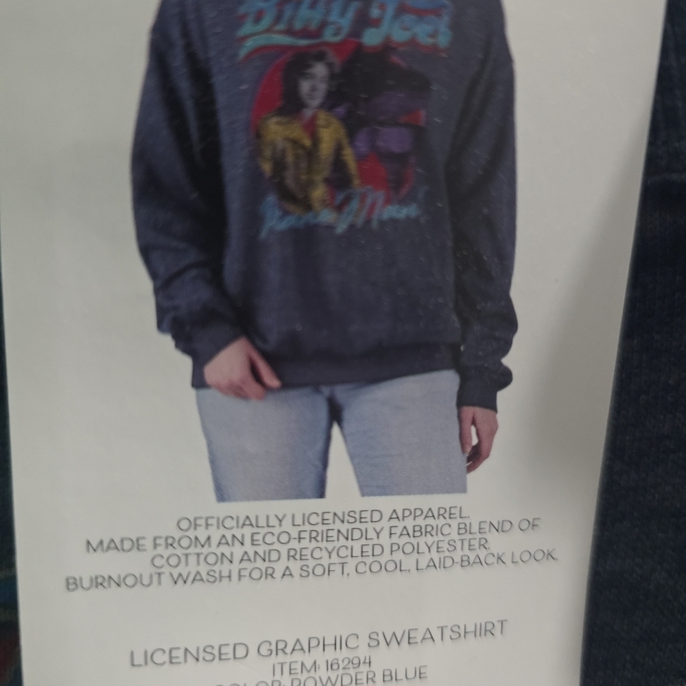 Licensed Graphic Crewneck Sweater - Navy